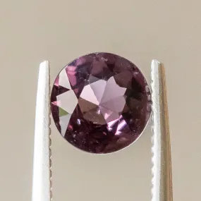 1.25CT ROUND DEEP PURPLISH PINK BURMESE SPINEL, 7.35MM