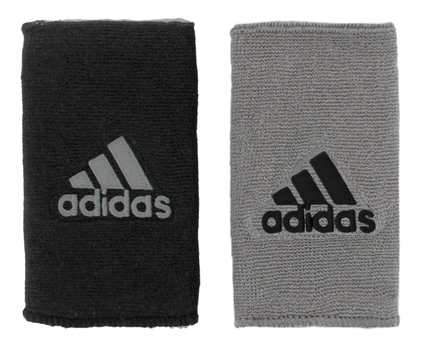 Adidas Interval Reversible Large Wristbands - Black/Aluminum 5133926