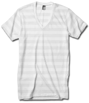 American Apparel 2456 Unisex V-Neck (Available in 24 Colors)