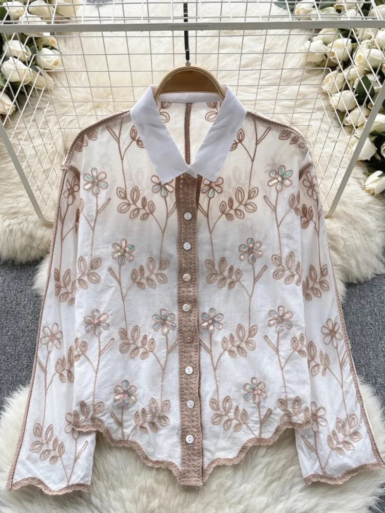 Andrew Embroidered Cotton Shirt