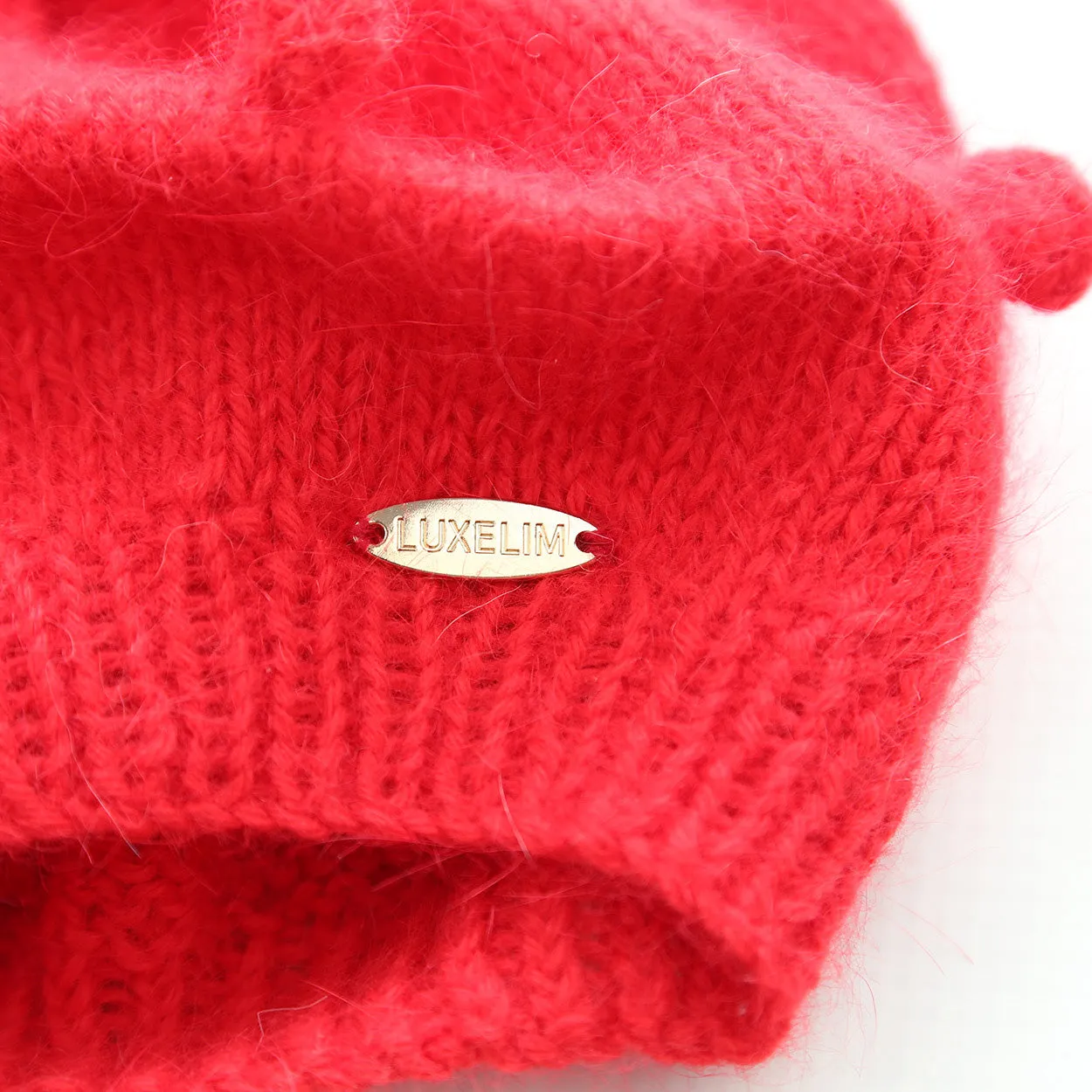 Angora Red Beret