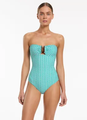 Asceno Bandeau One Piece - Mineral