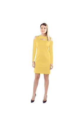 Aspen Gold Cold Shoulder Long Sleeve Dress (Model D37)