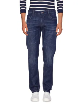 Bikkembergs Blue Cotton Men Jean