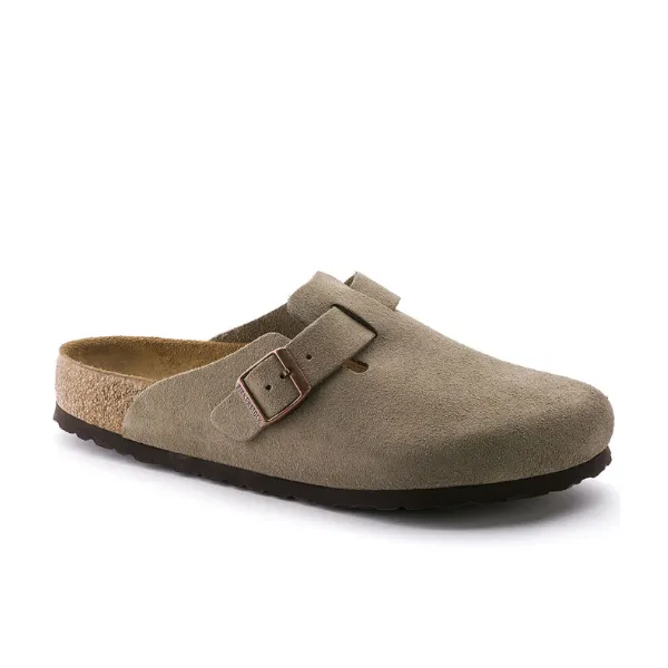 Birkenstock Women's Boston Soft Footbed Taupe