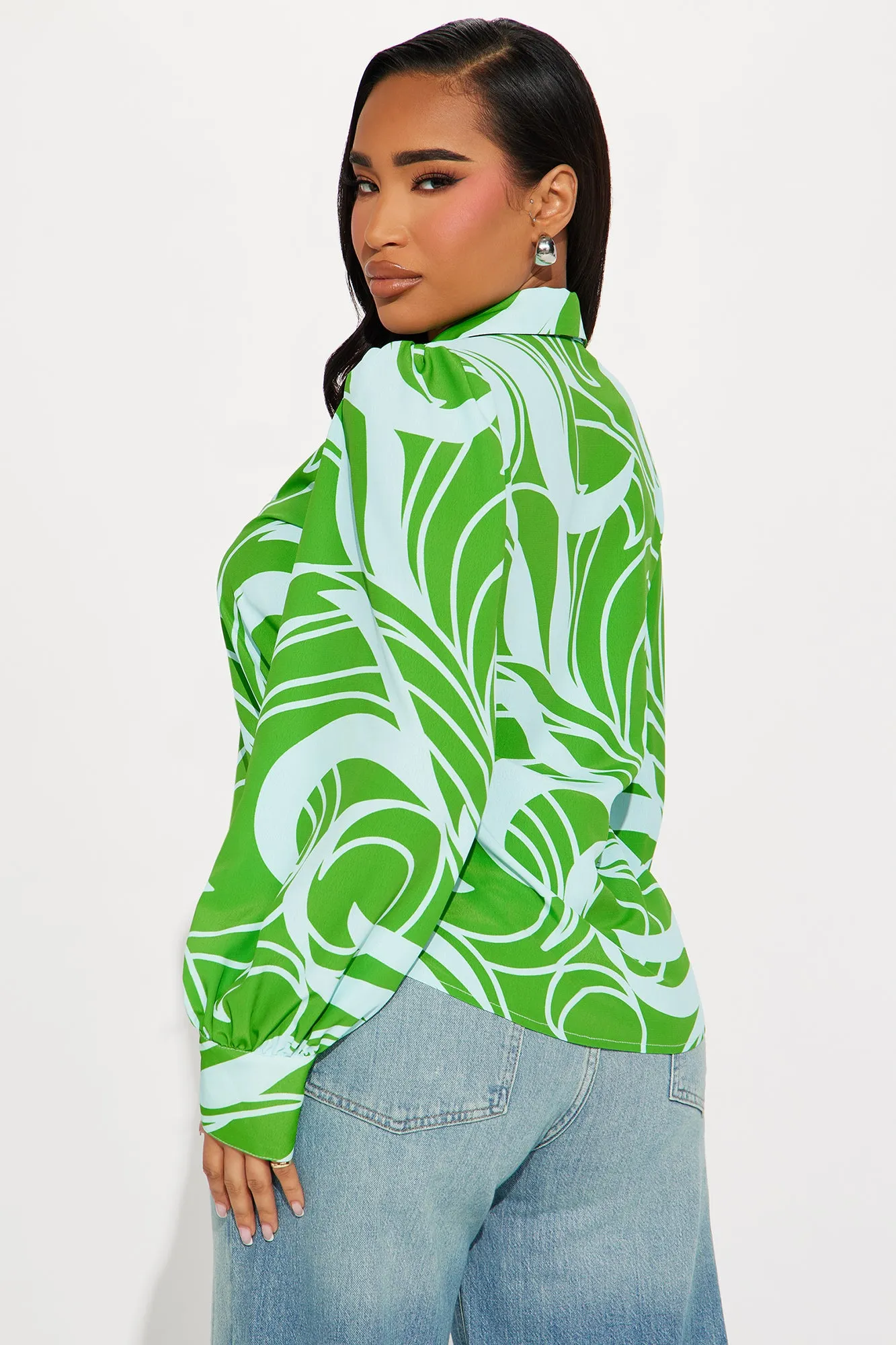 Bold In Belize Shirt - Green/combo