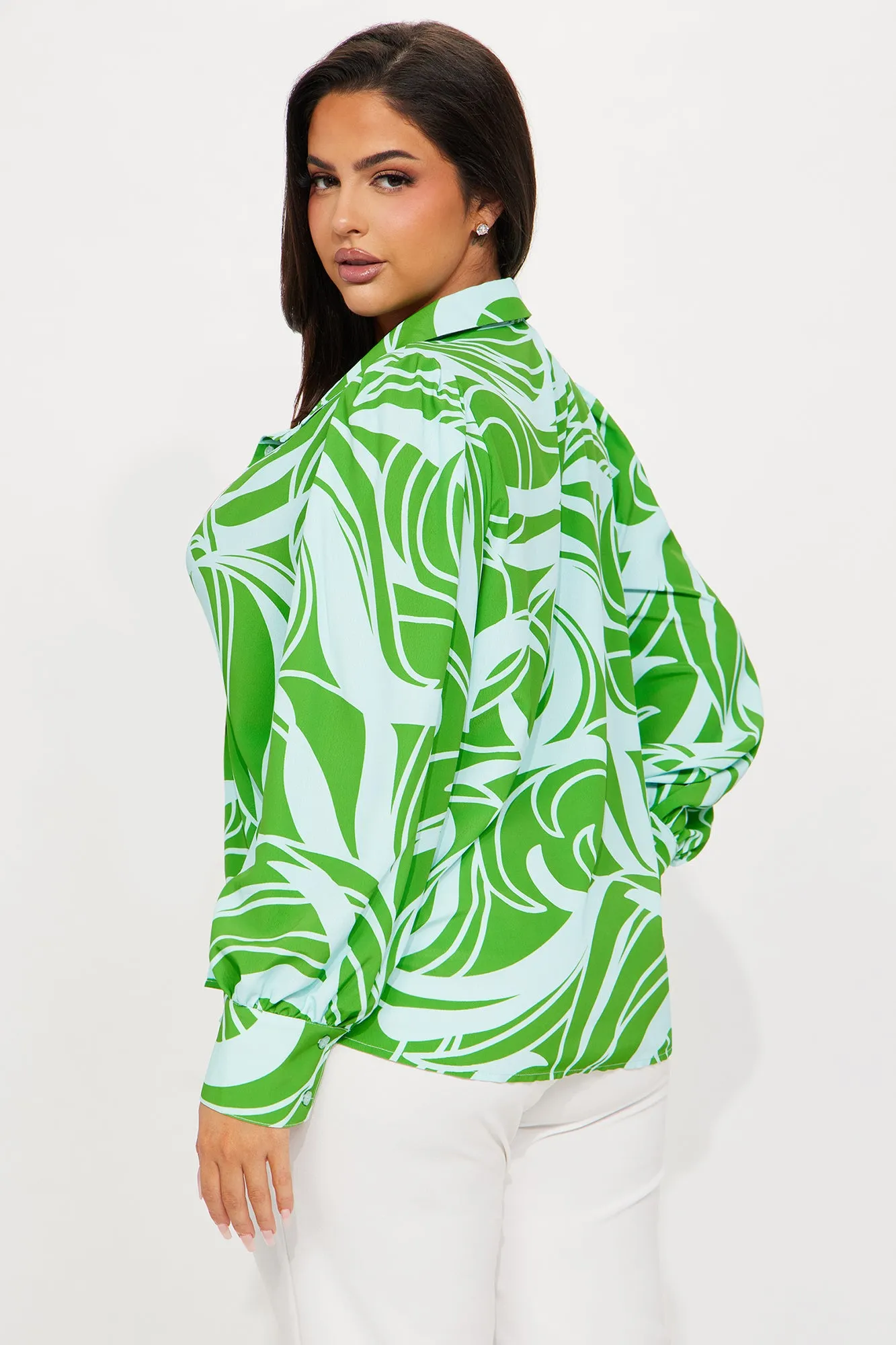 Bold In Belize Shirt - Green/combo