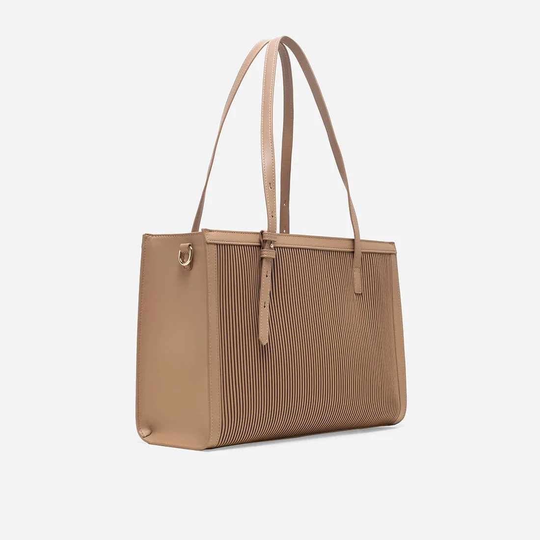 Brie Pleated Tote Bag