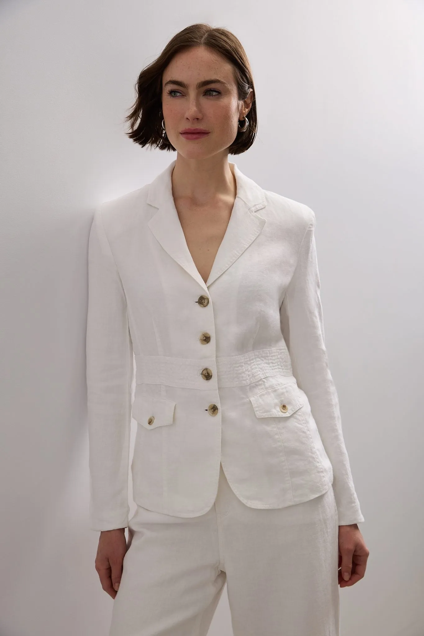 Casual linen blazer