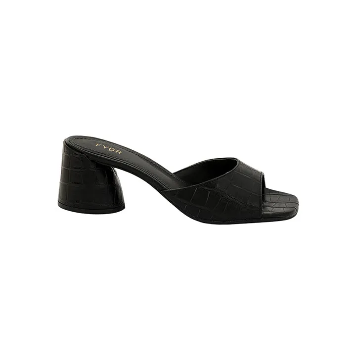 Casual Textured Round Heel BSS 063