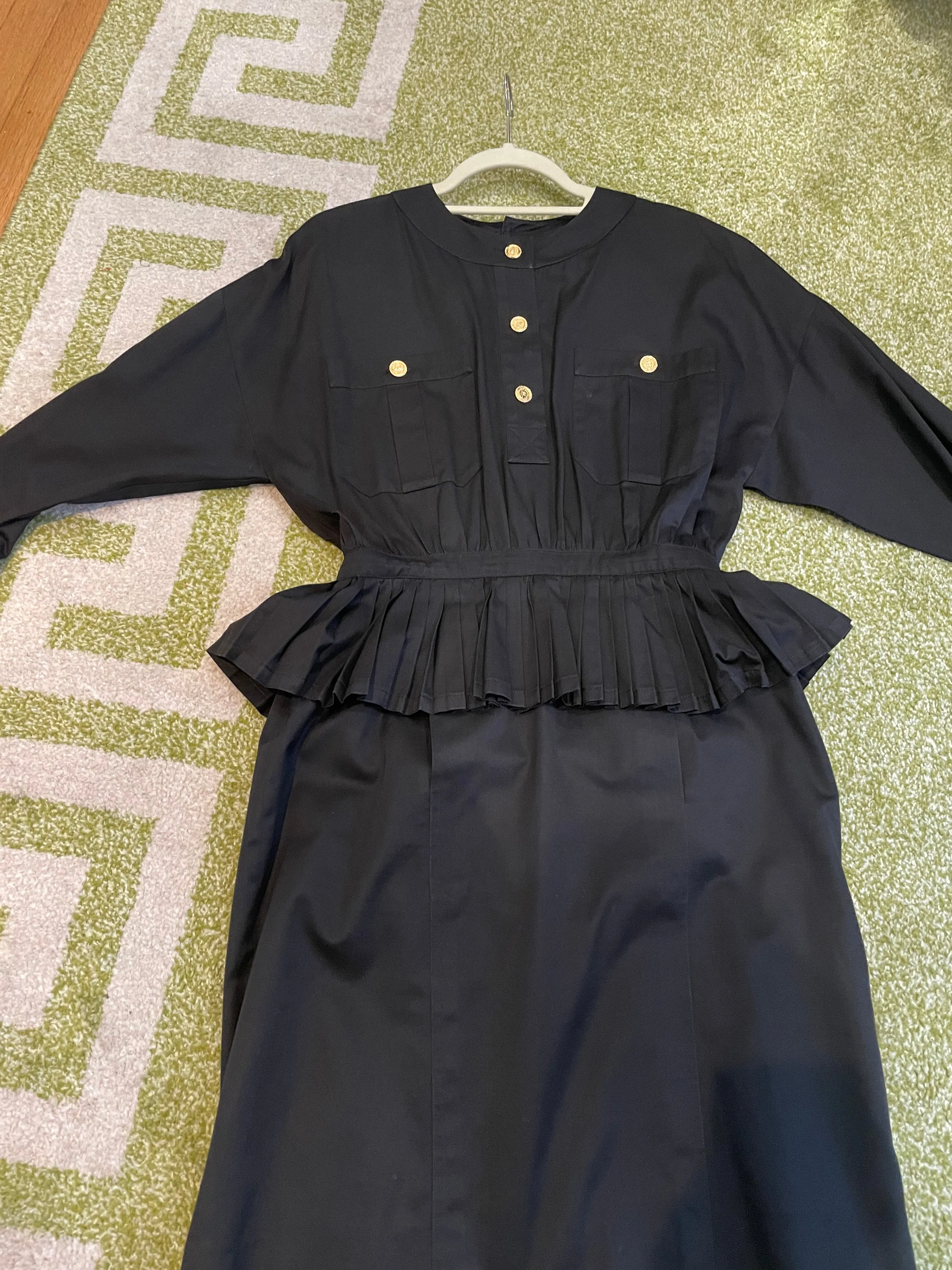 Chanel Black Cotton Dress (Size 4)