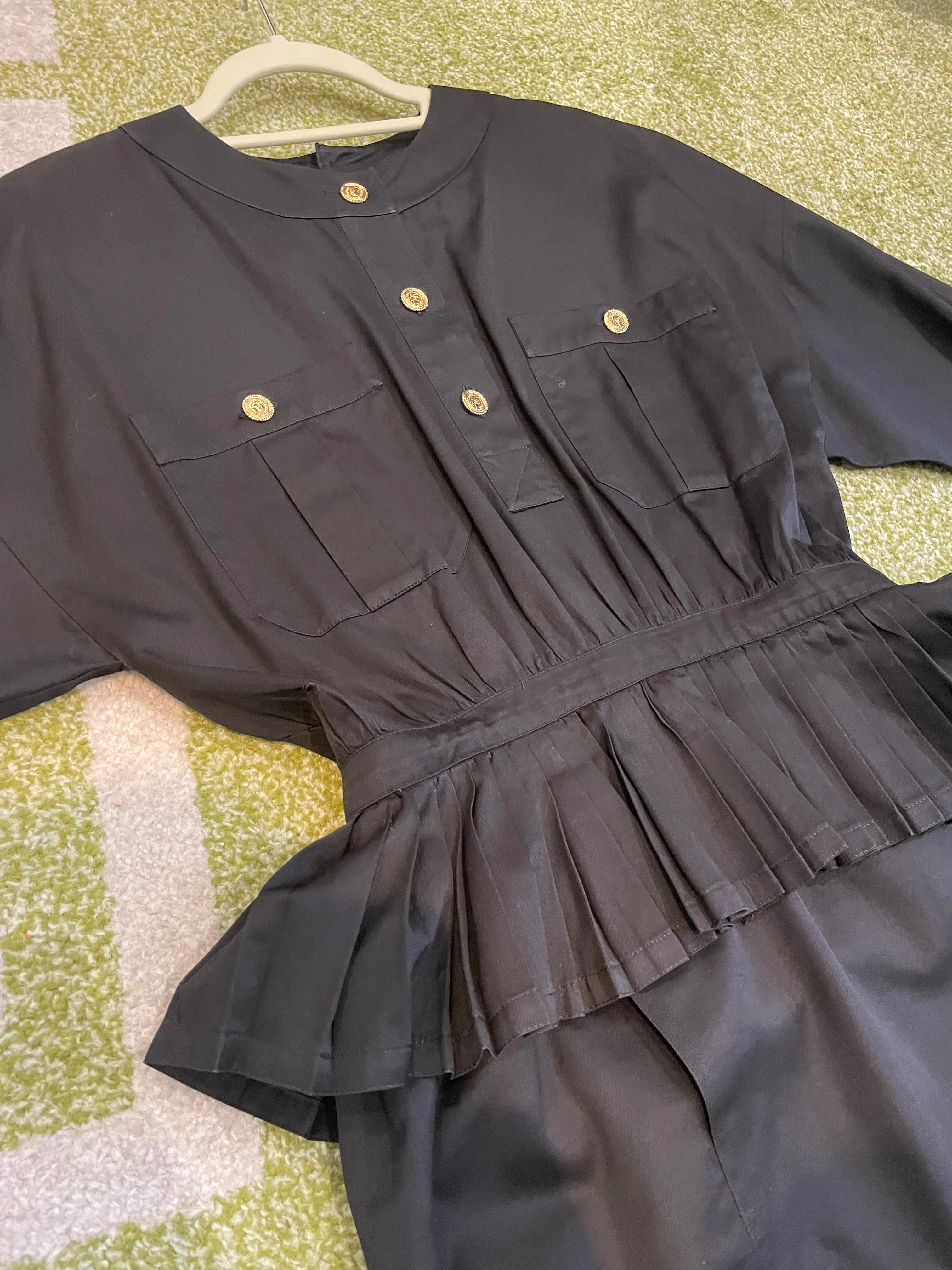 Chanel Black Cotton Dress (Size 4)