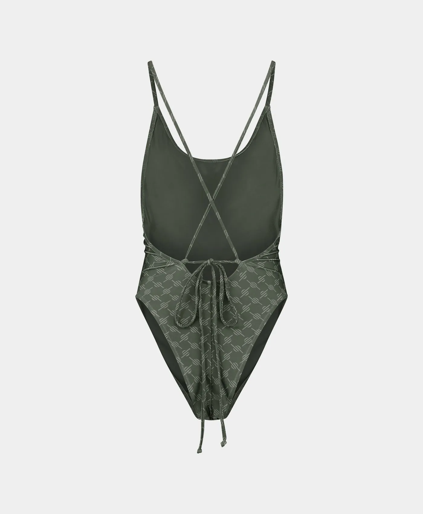 Chimera Grey Reya Monogram Swimsuit