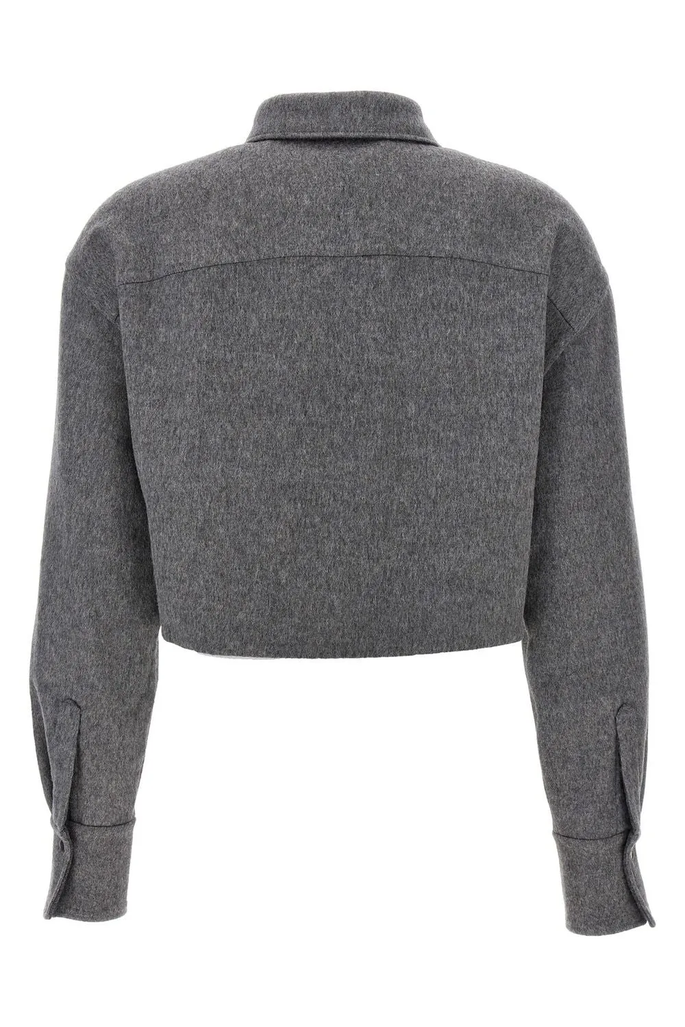 CROPPED CASHMERE SHIRT