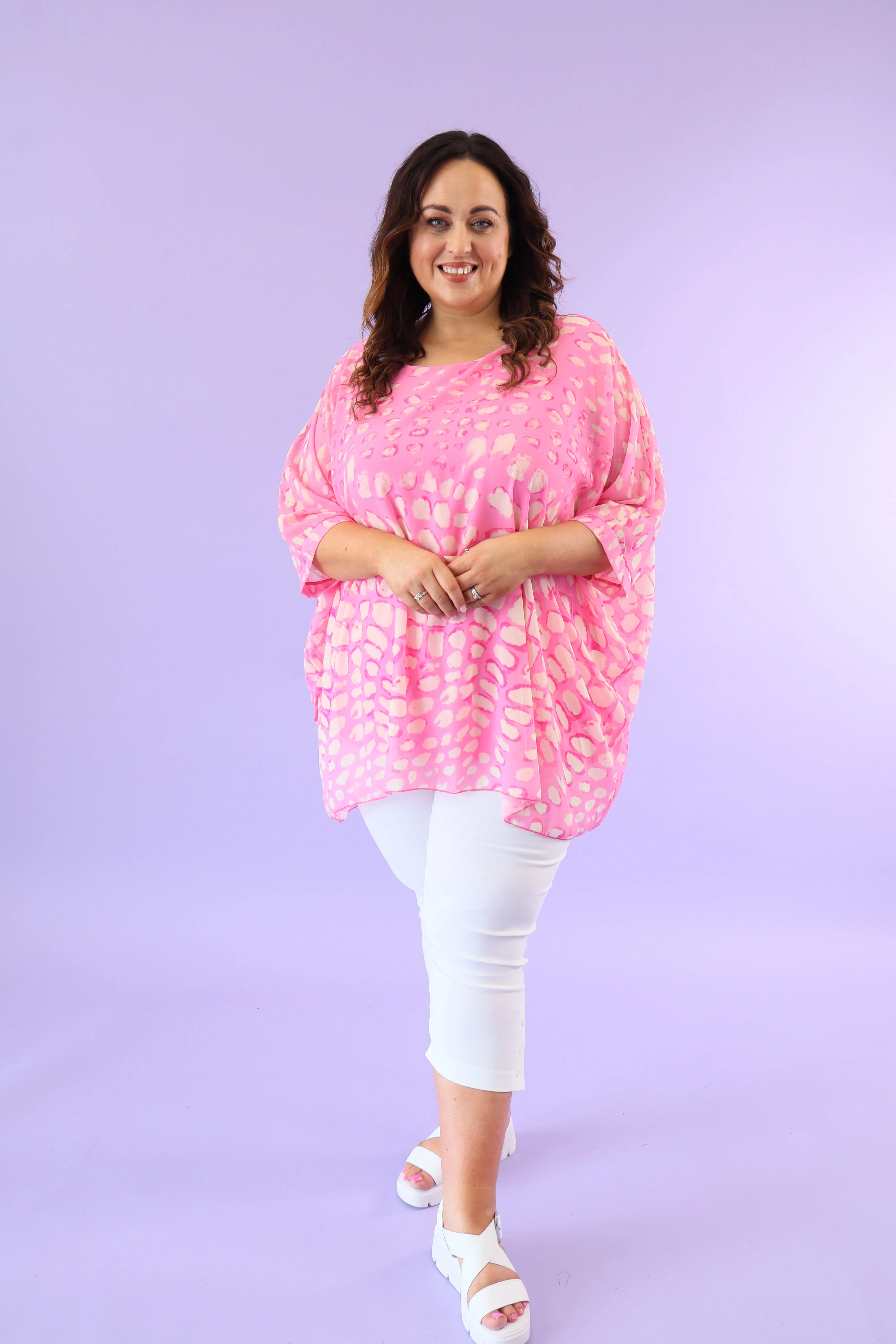 Dina Blouse in Pink