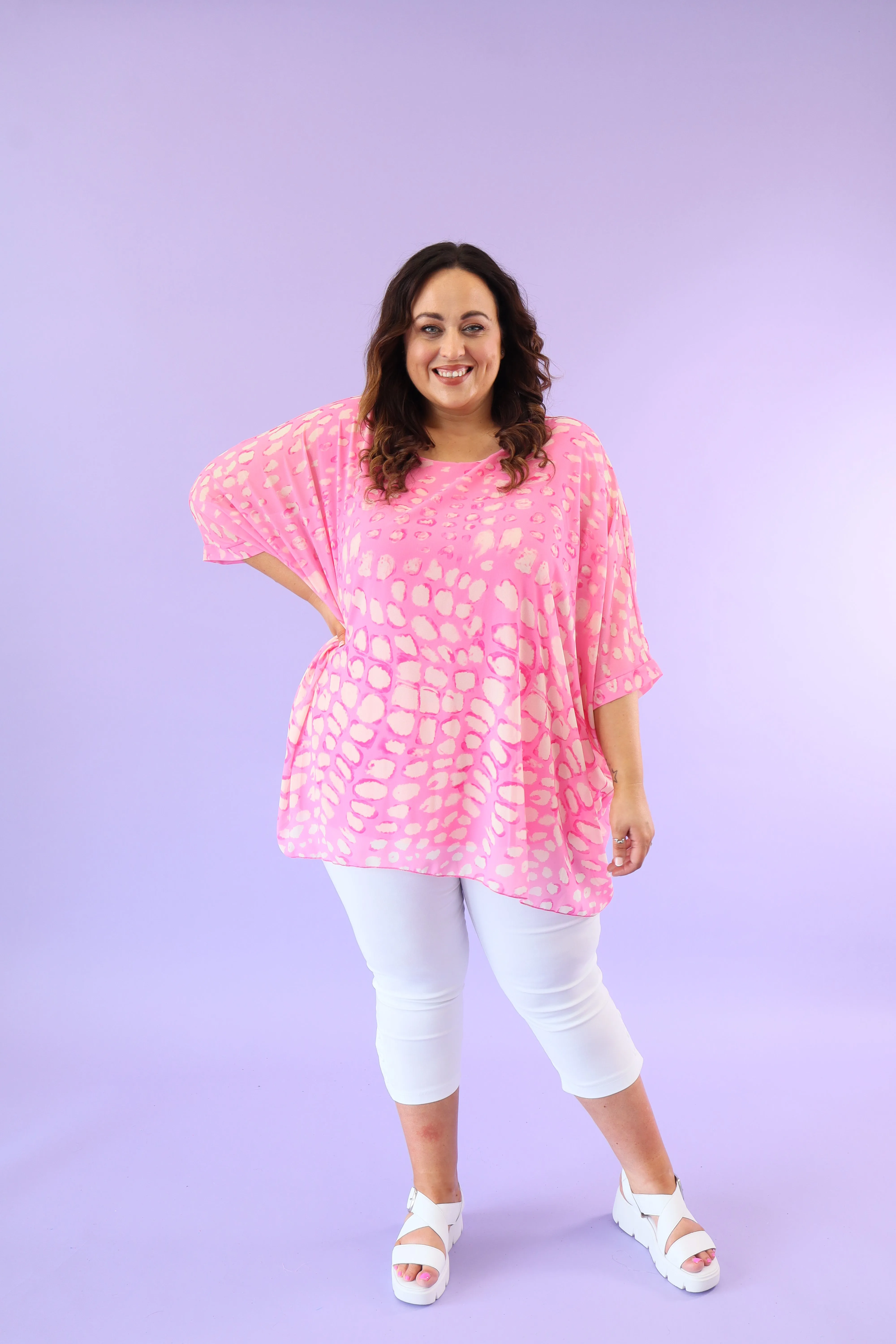 Dina Blouse in Pink