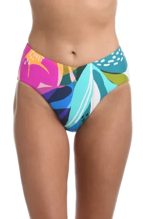 Eclectic Shore V-Front High Waist Bottom - FINAL SALE