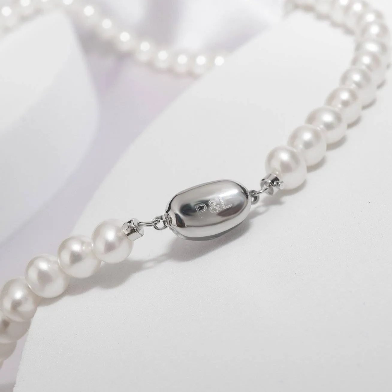 Elegant Freshwater Pearl Necklace WN00238 with complimentary Silk Scarf, One Necklace multiple style