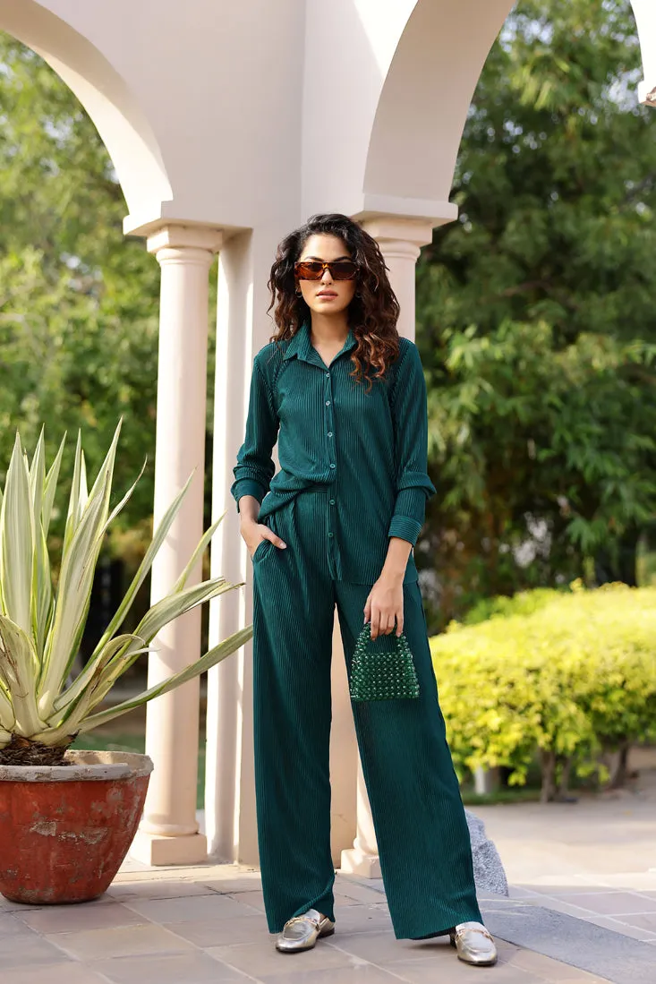 Emerson-Emerald Pleated Coordinate