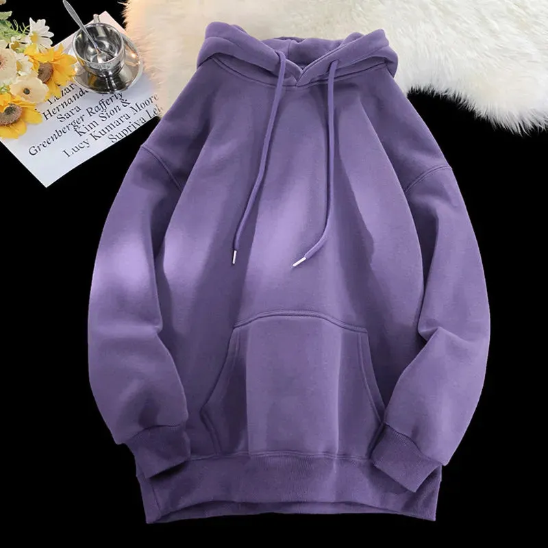 Foesce- 12 Color Autumn Hoodies Men Fashion Casual Hooded Sweatshirt Men Streetwear Hip Hop Loose Pullover Hoodie Mens Hoody M-3XL