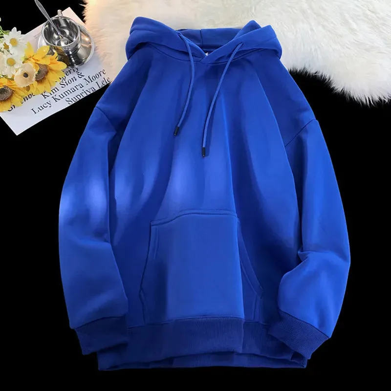 Foesce- 12 Color Autumn Hoodies Men Fashion Casual Hooded Sweatshirt Men Streetwear Hip Hop Loose Pullover Hoodie Mens Hoody M-3XL