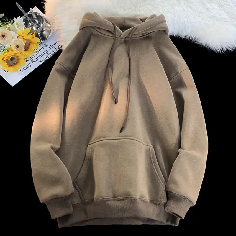 Foesce- 12 Color Autumn Hoodies Men Fashion Casual Hooded Sweatshirt Men Streetwear Hip Hop Loose Pullover Hoodie Mens Hoody M-3XL