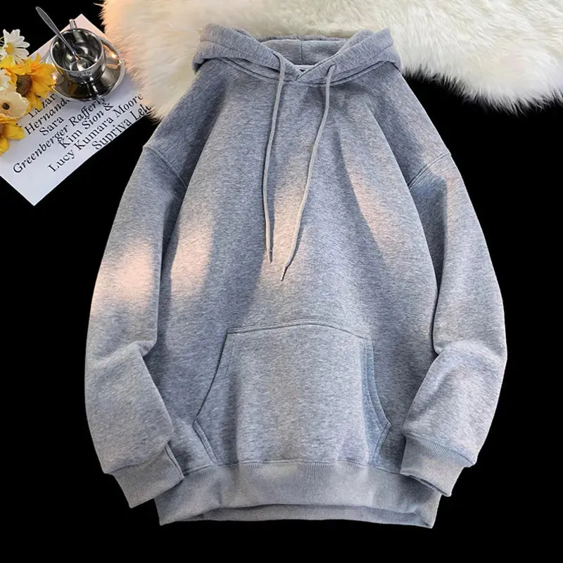 Foesce- 12 Color Autumn Hoodies Men Fashion Casual Hooded Sweatshirt Men Streetwear Hip Hop Loose Pullover Hoodie Mens Hoody M-3XL