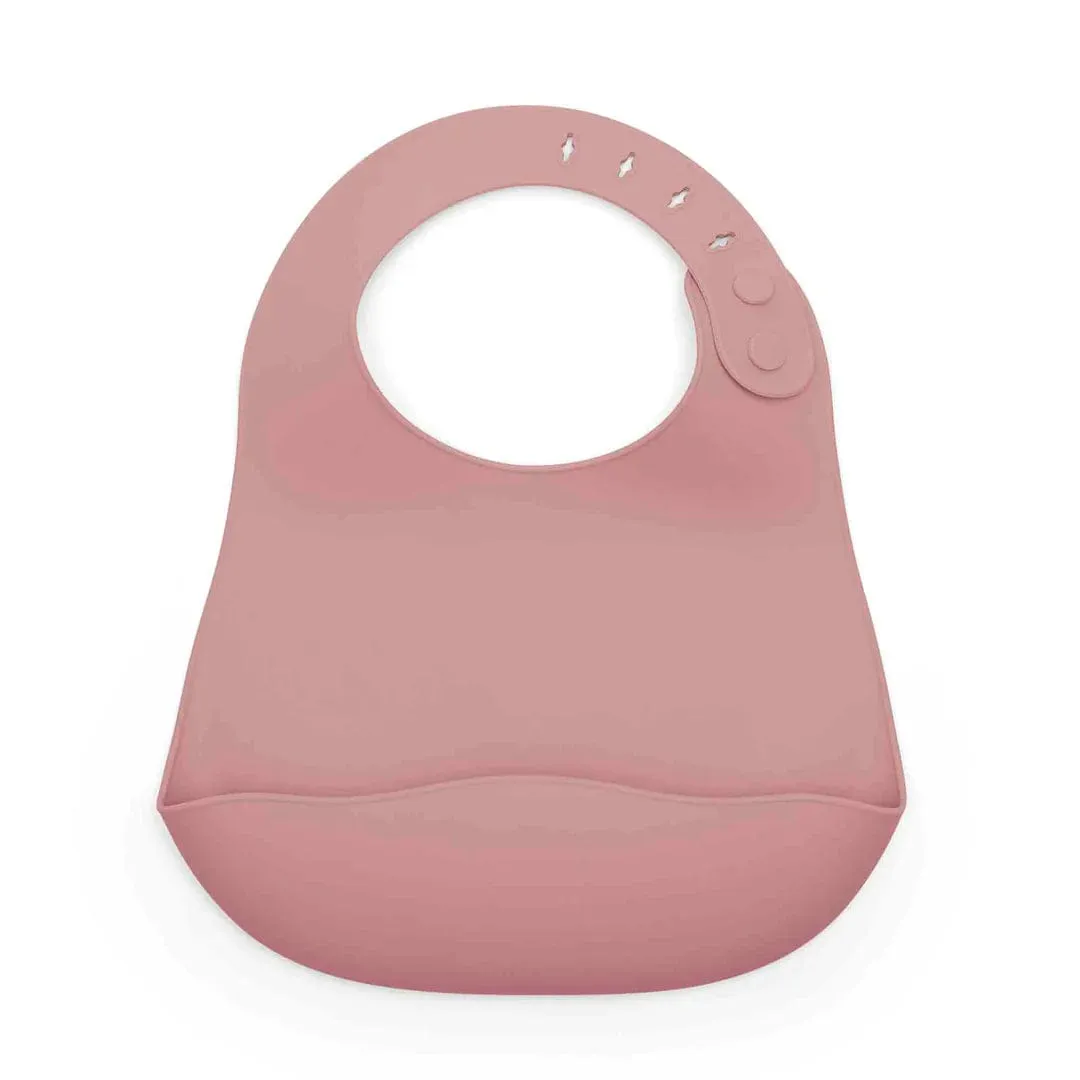 Ickle Bubba 6 Piece Silicone Feeding Set - Pig (Pink)