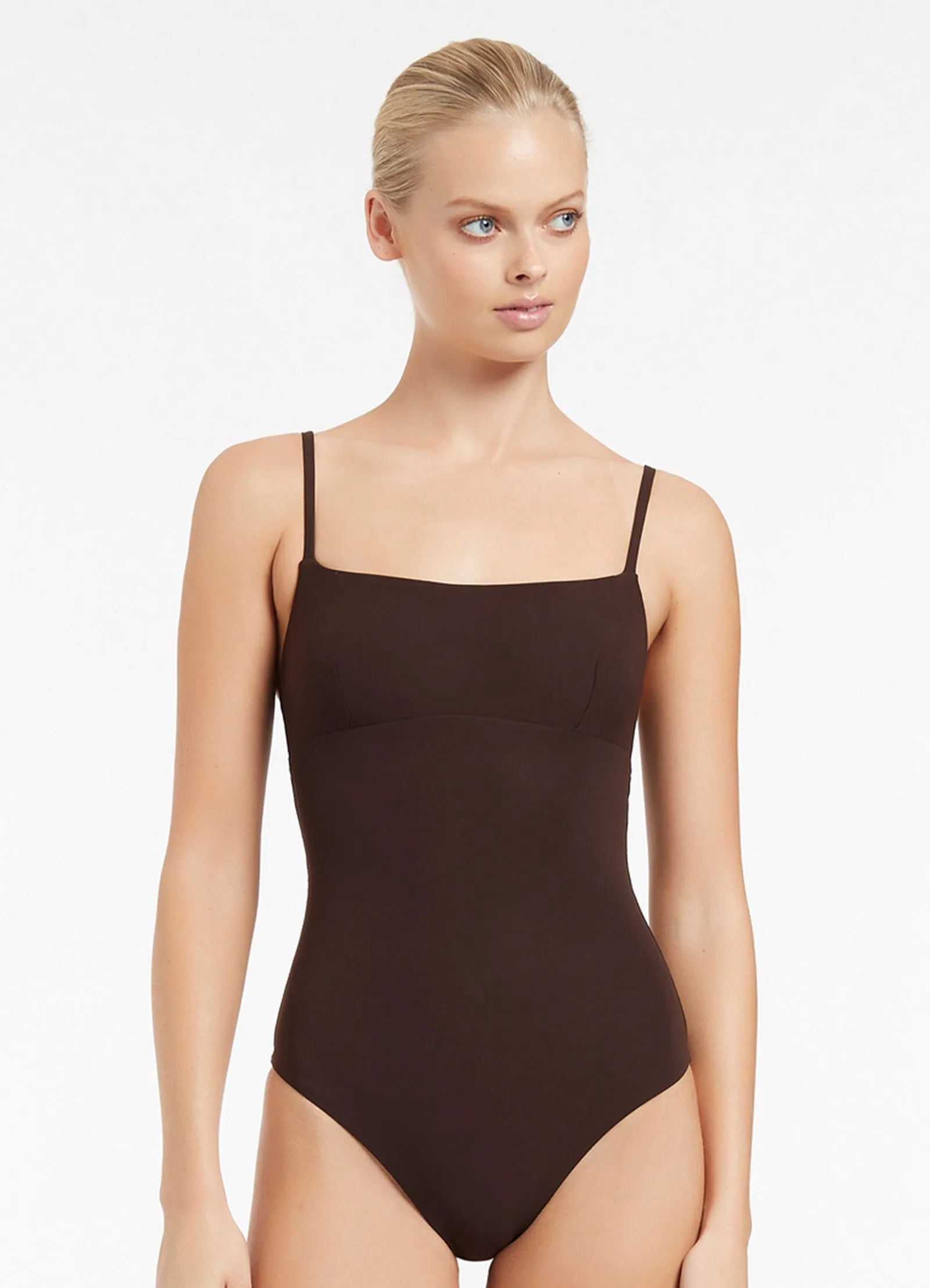 Jetset Tank One Piece - Chocolate