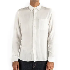 KATO The Ripper - Vintage Double Gauze Slim French Seam L/S Shirt - White