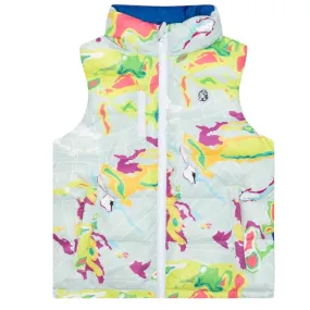 Kids Billionaire Boys Club BB Geo Vest (Pale Blue) 823-8401