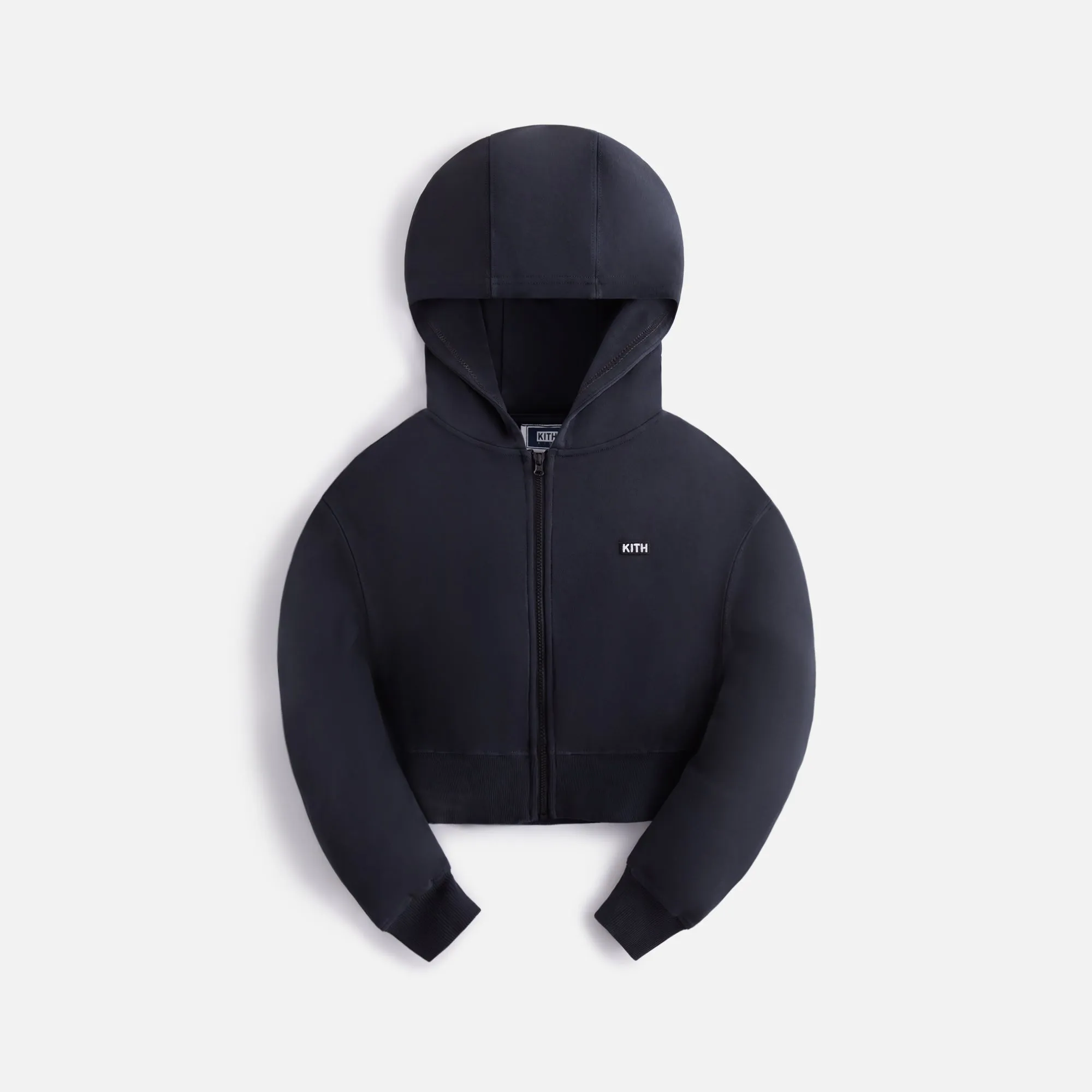 Kith Kids Cropped Fallon Hoodie - Black