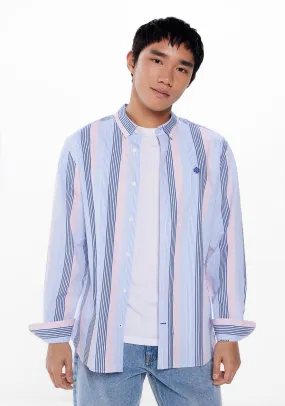 Long Sleeve Stripe Shirt - Pink