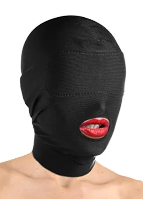 Lynx Blinded Open Mouth Hood - Black