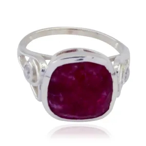 Marvelous Gemstone Indianruby 925 Sterling Silver Ring Jewelry Repair