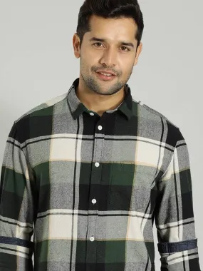 Men Checked Full Sleeve Cotton Shirt