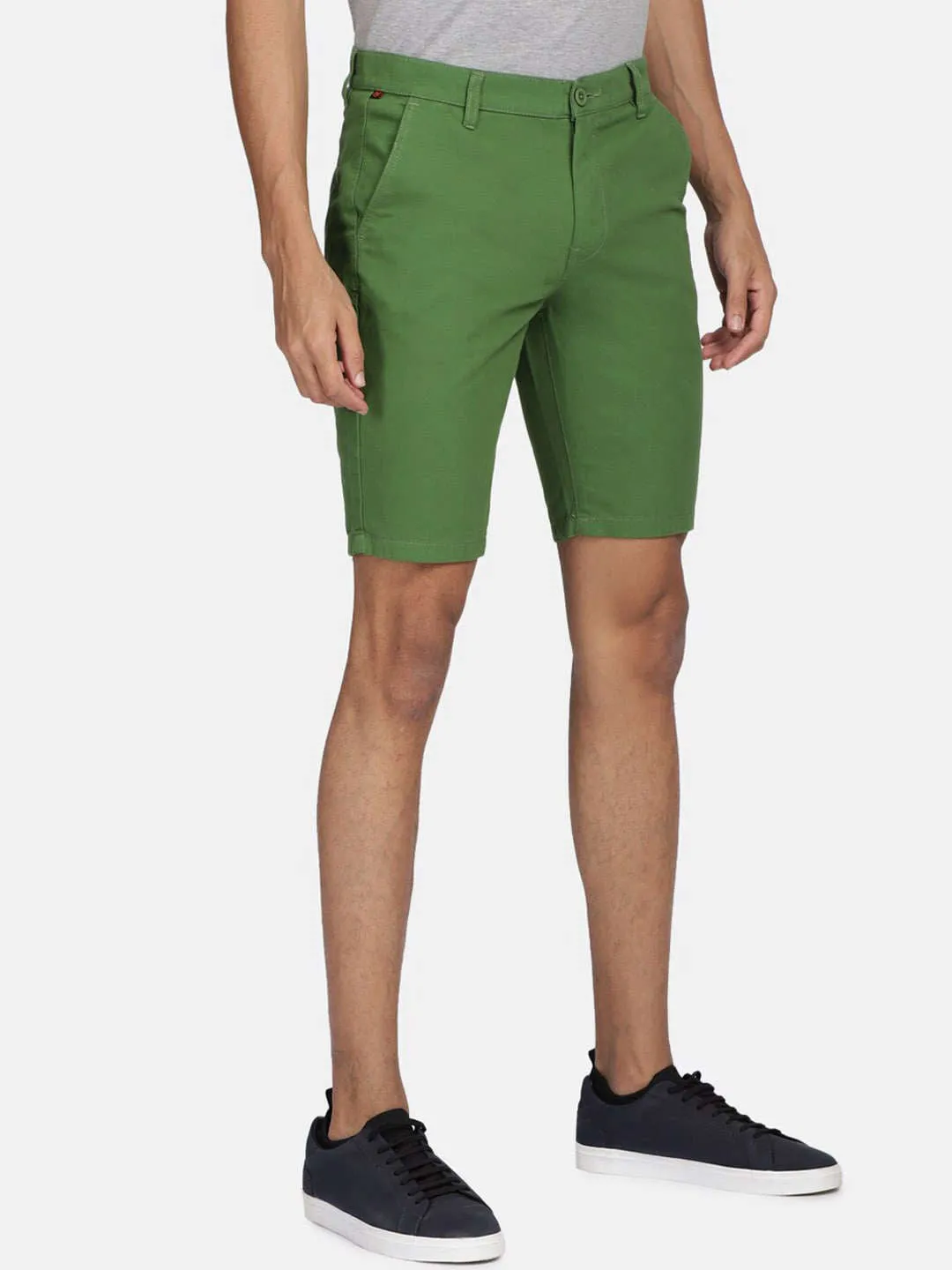 Men  Solid Casual Shorts