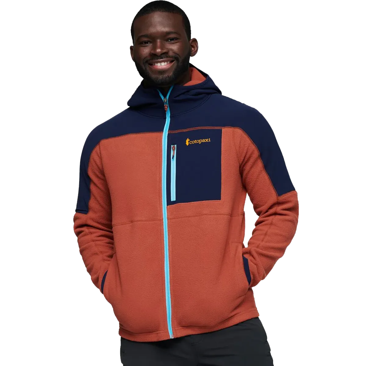 Men's Abrazo Hooded Full Zip Fleece Jacket