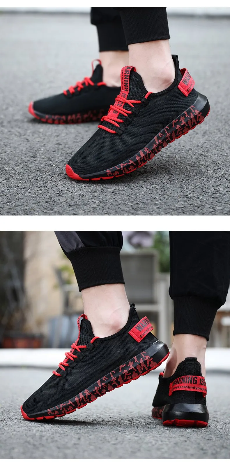 New Casual Men Breathable Summer Mesh Sneakers