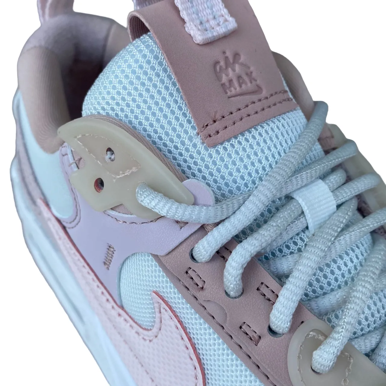 Nike women's sneakers shoe Air Max 90 Futura DM9922-104 white-pink