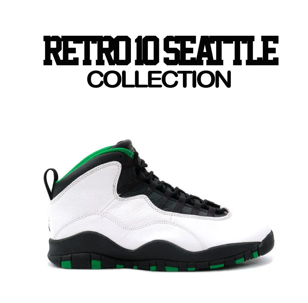 Retro 10 Seattle Shirt - Fresh To Death - Green