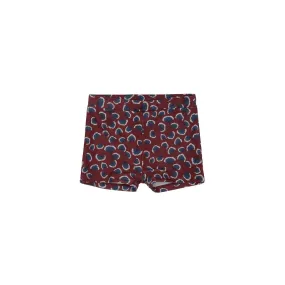 SGDon Swim Pants Coral - Russet Brown, AOP Coral