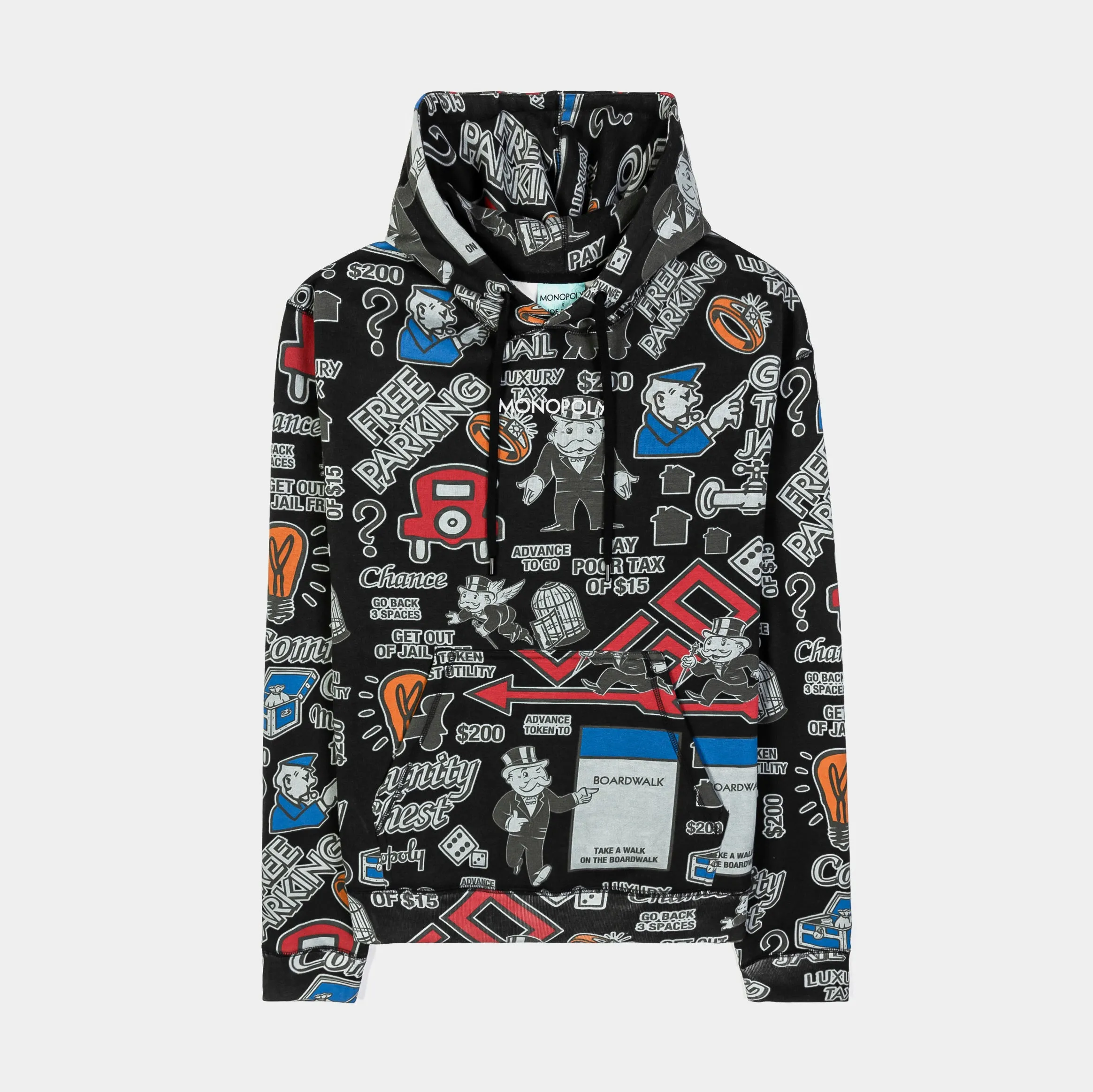 SP x Monopoly Icon Pullover Mens Hoodie (Black/Green)