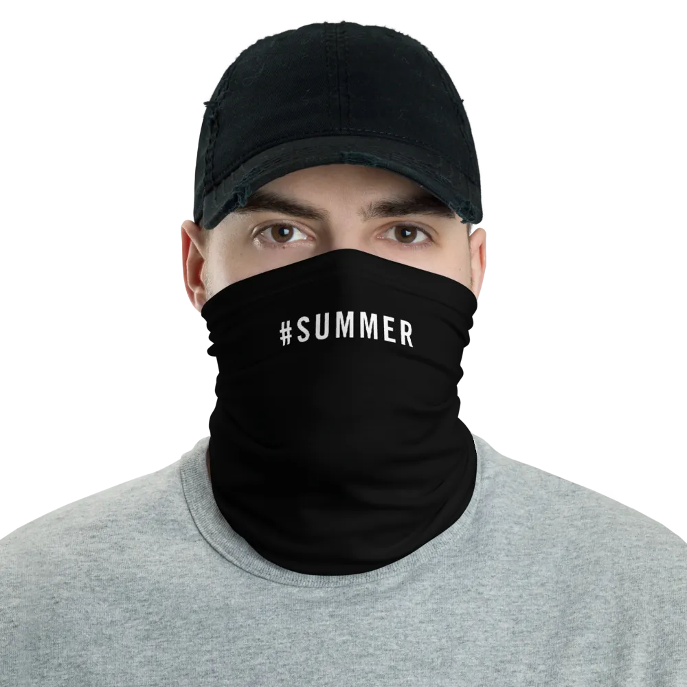 #SUMMER Hashtag Neck Gaiter