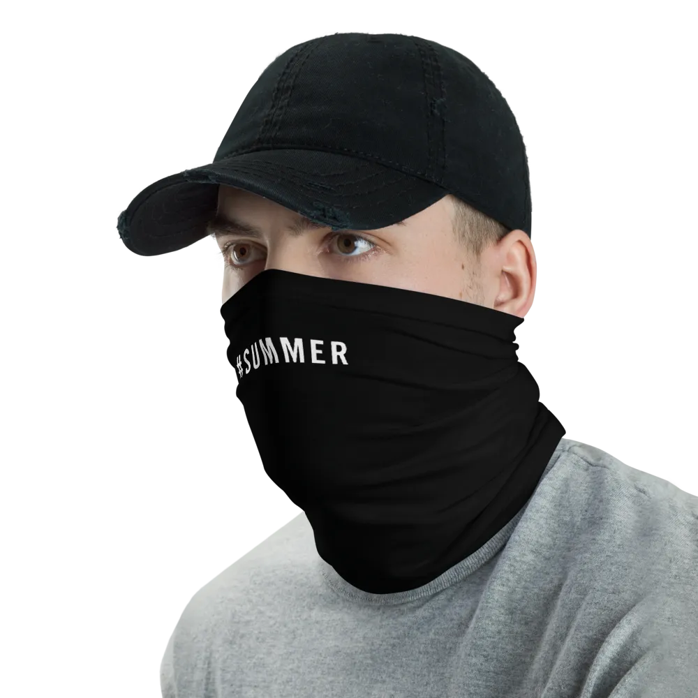 #SUMMER Hashtag Neck Gaiter