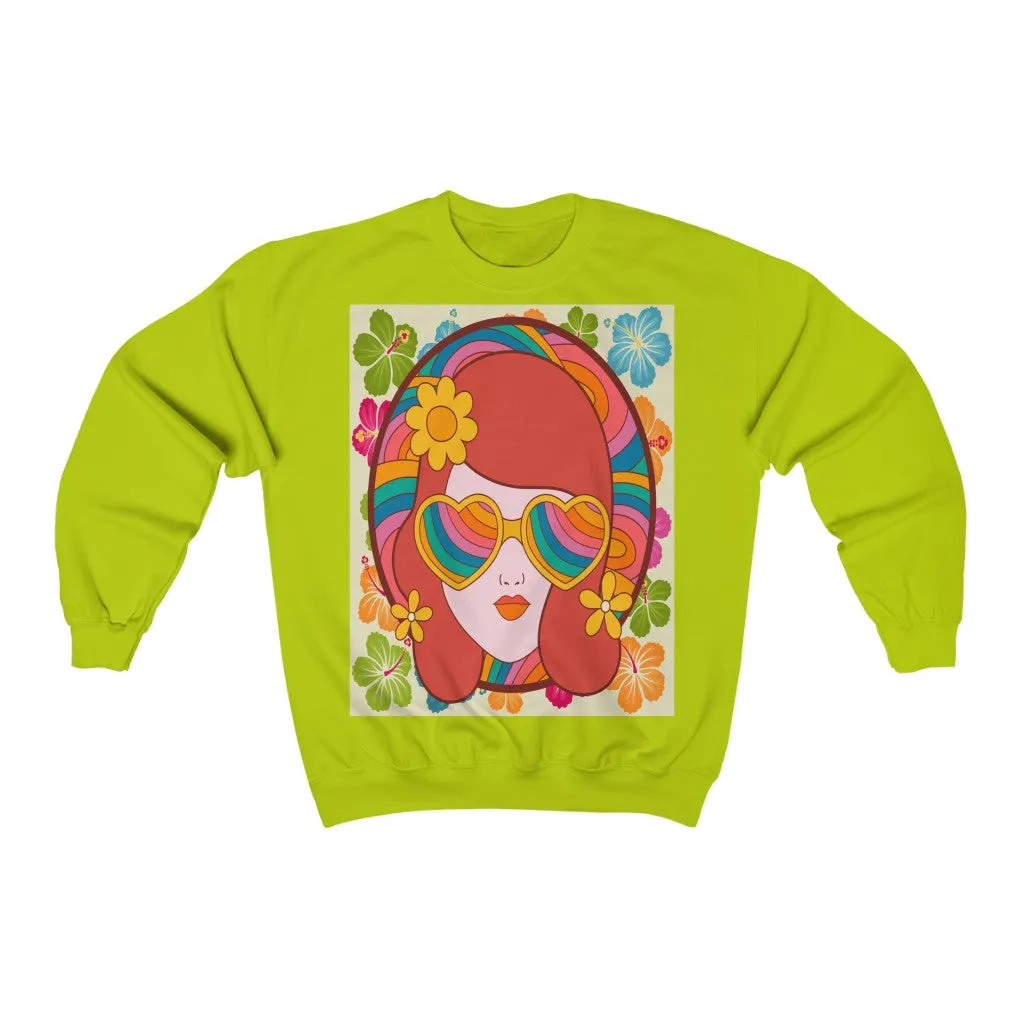 That 70s Girl HD Crewneck Sweatshirt