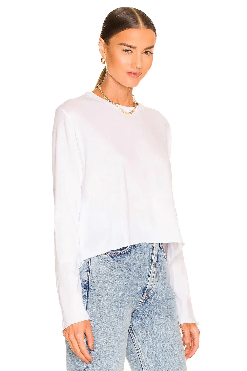 THE LONG SLEEVE CROP TEE