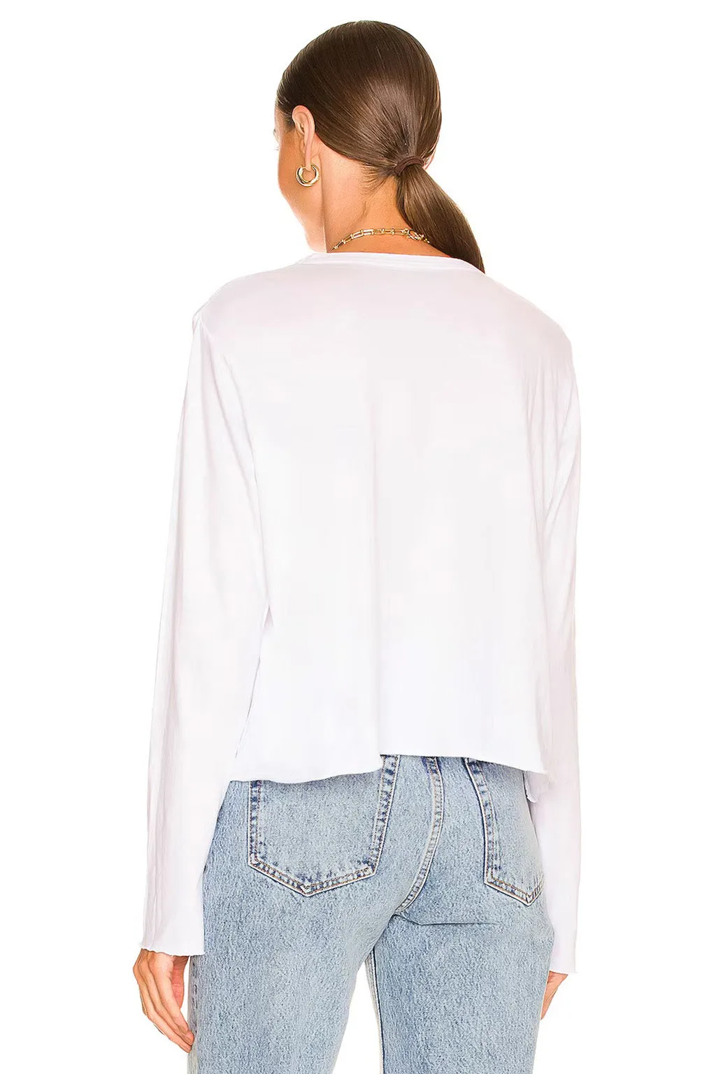 THE LONG SLEEVE CROP TEE