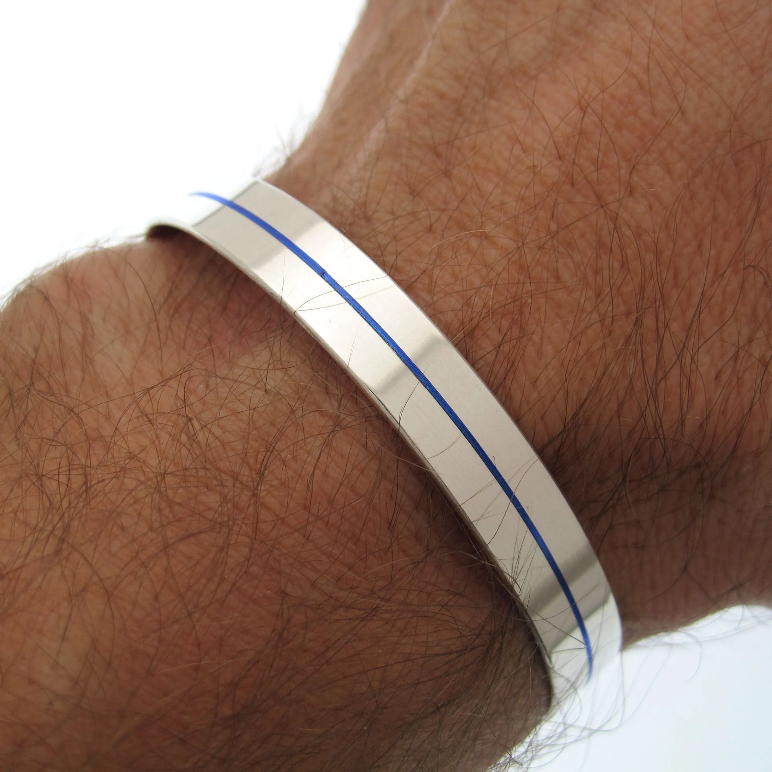 Thin Blue Line Bracelet - Gift for Police Officer - I got your six bracelet