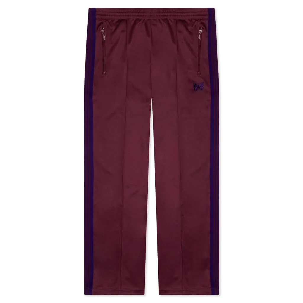 Track Pant Poly Smooth - Wine